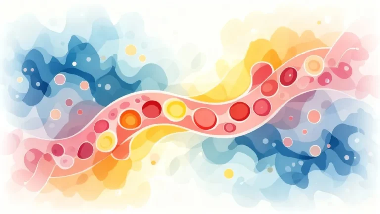 abstract watercolor image representing cholesterol