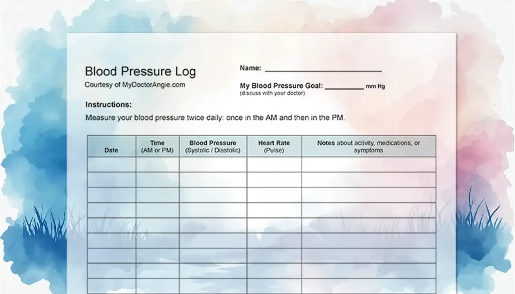 blood pressure log featured image